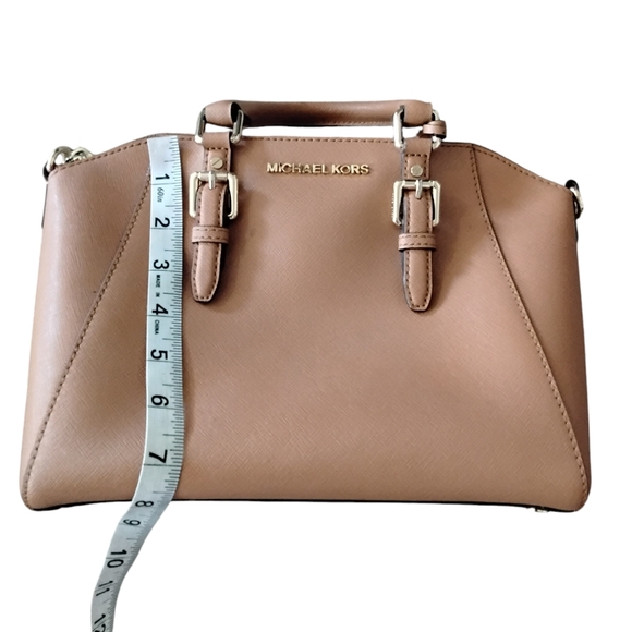Michael Kors Purse Preppy Neutral Minimalist Quiet Luxury Classic Timeless Bag - Picture 9 of 11